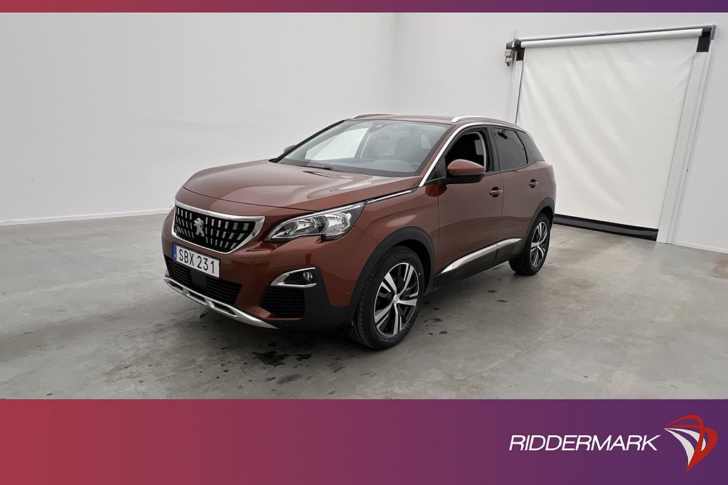 Peugeot 3008 PureTech 130hk Sensorer Halvskinn Farthållare