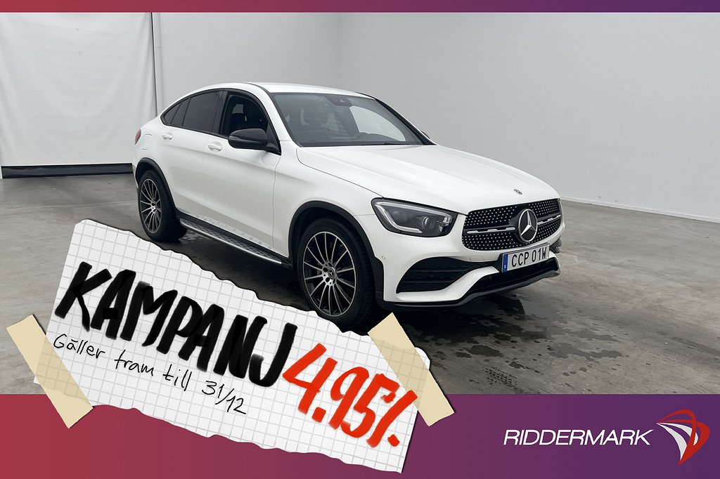 Mercedes-Benz GLC 220 d 4M Coupé AMG Burm P- 4,95% Ränta