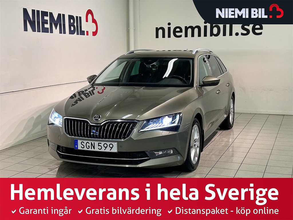 Skoda Superb Kombi 4x4 Business Kamera Dvärm Navi Drag SoV