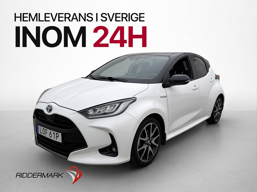 Toyota Yaris Hybrid Style Halvskinn Kamera Adapt-Fart