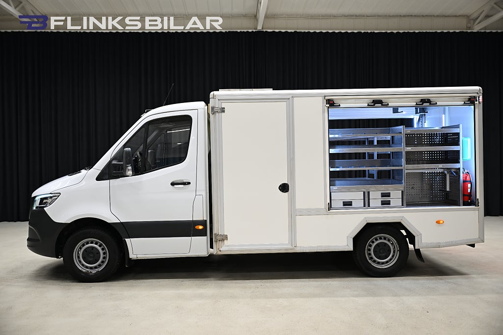 Mercedes-Benz Sprinter 316 Servicebil|Påbyggnad|Aluca-Inredd|Solceller|Leasbar