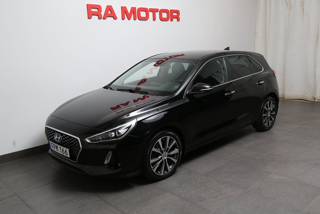 Hyundai i30 1,6  CRDi 136hk Premium Aut Kamera Navi Keyless 2018