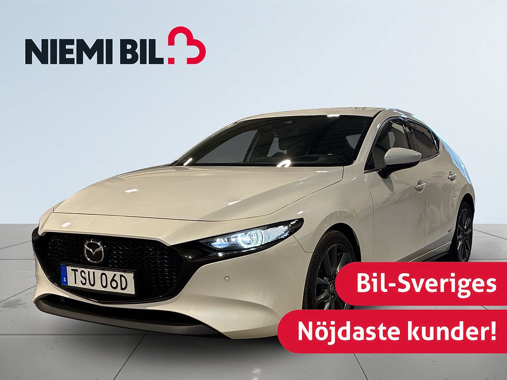 Mazda 3 Hatchback 2.0 M Hybrid Kamera HuD Farthållare Psens S&V