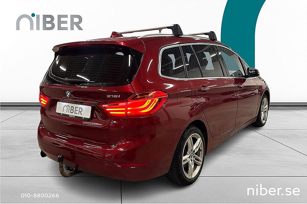 BMW 218 I Gran Tourer, 7 sits, Kamera, Drag, FR. 2,95%