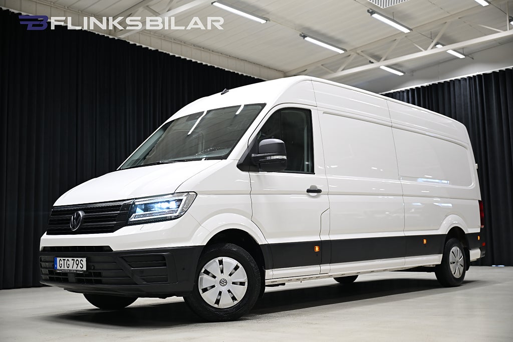 Volkswagen crafter 2.0 TDI 140HK L4 XL-Skåp Automat|LED|Drag|Värmare|Moms