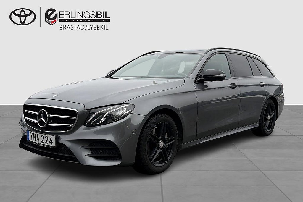Mercedes-Benz E 220 T d 9G-TRONIC AMG LINE V-HJUL DUBB PANORAMAGLAS