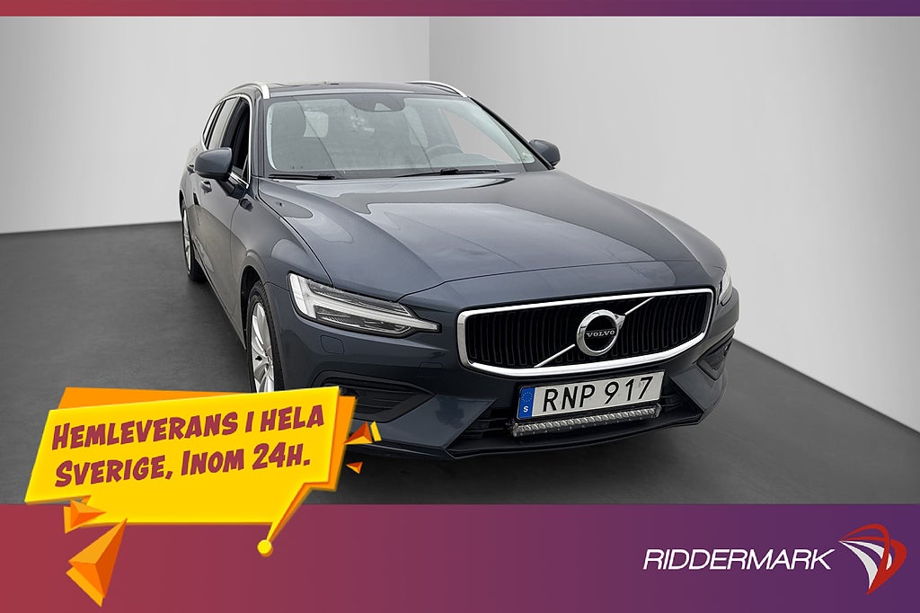 Volvo V60 D4 Advanced VOC Pano Kamera Skinn Elstolar MOMS