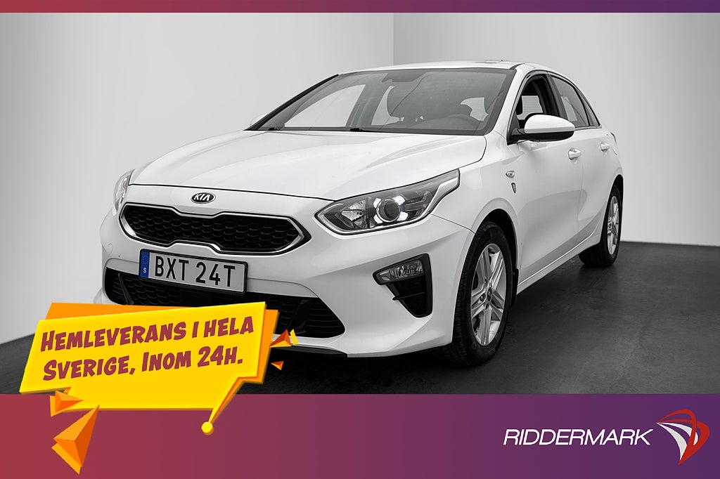 Kia Ceed 1.0 T-GDI 120hk Action Kamera Rattvärme CarPlay