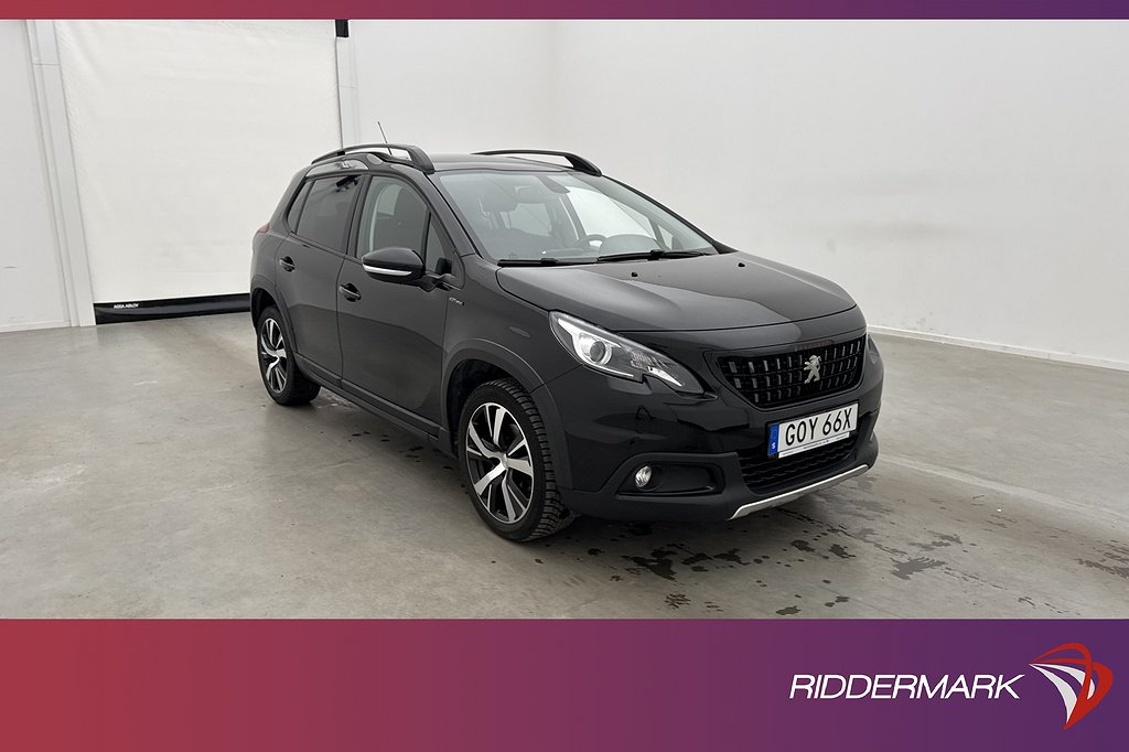 Peugeot 2008 130hk GT-Line Pano Sensorer CarPlay Halvskinn