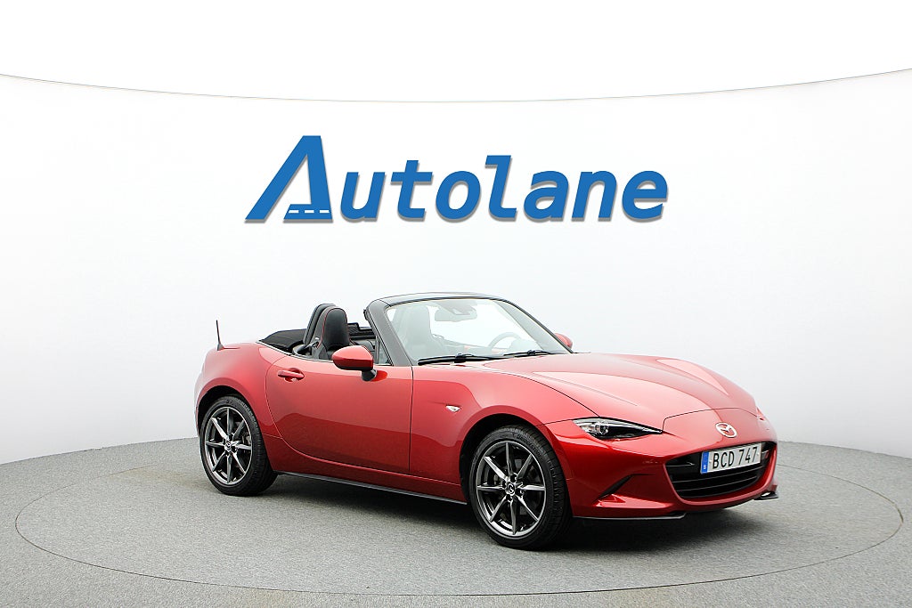 Mazda MX-5 2.0 SKYACTIV-G SoftTop, Recaro, BOSE® , Navi 160hk