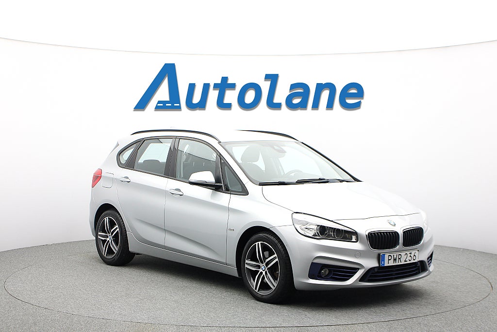 BMW 218d Active Tourer SportLine, GPS, Automat, Rattvärme 150hk