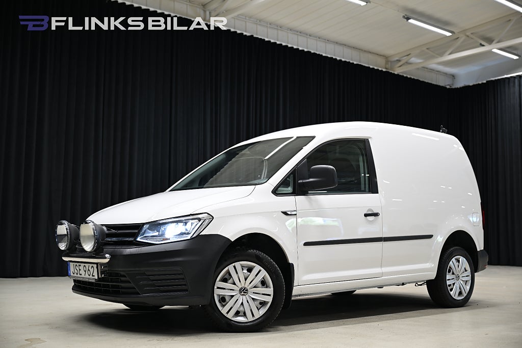 Volkswagen Caddy 4Motion 122HK Inredd|Dubbelgolv|Drag|Värmare|Leasbar