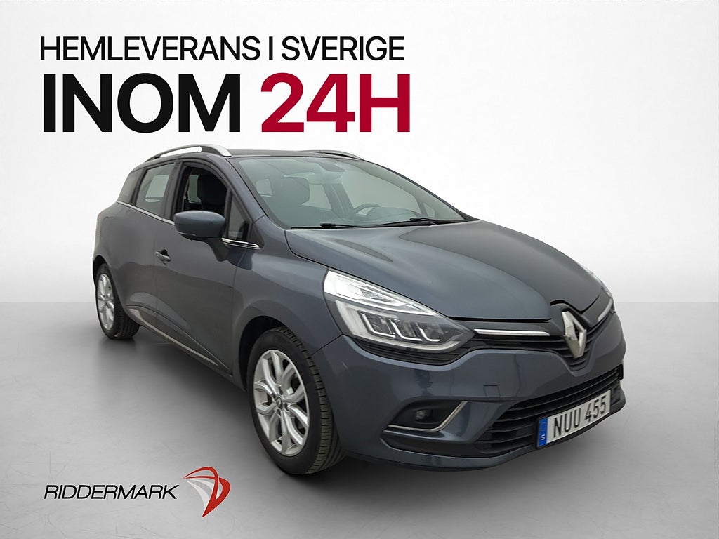 Renault Clio TCe 118hk Intens Navi HalvSkinn
