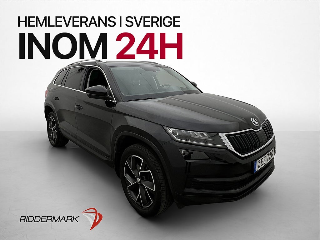 Skoda Kodiaq 2.0 TDI 4x4 7-Sits Kamera Värmare Canton Drag
