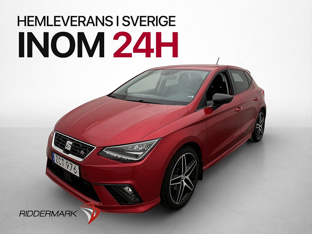 Seat Ibiza TSI 150hk FR Kamera Beats Adaptiv CarPlay Drag
