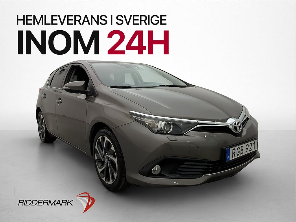 Toyota Auris 1.2 Turbo 116hk Active Plus Kamera Motorvärmare