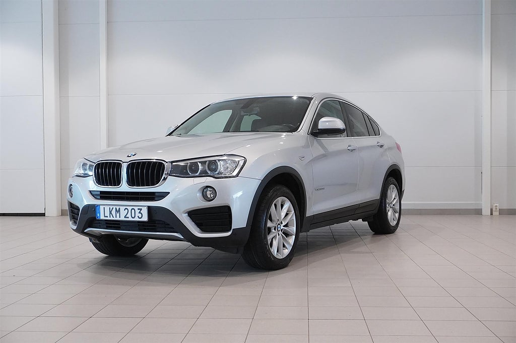 BMW X4 xDrive20d Steptronic Sportpaket Drag Navi HiFi Värmare | Ränta