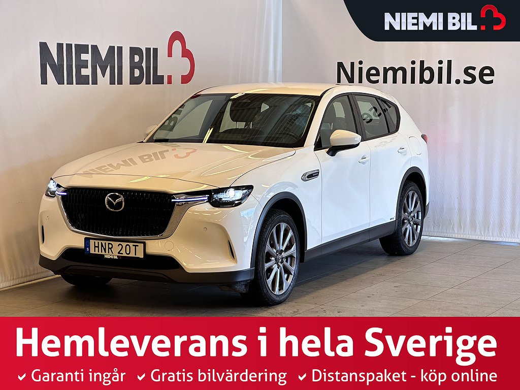 Mazda CX-60 PHEV AWD 327hk Kamera/Nav/Rattvärm/HeadUp/MOMS