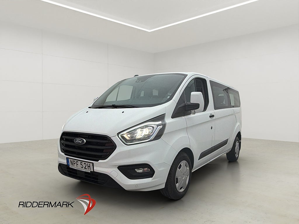 Ford Transit Custom Kombi Lång 9-Sit Värm B-Kam CARPLAY Moms