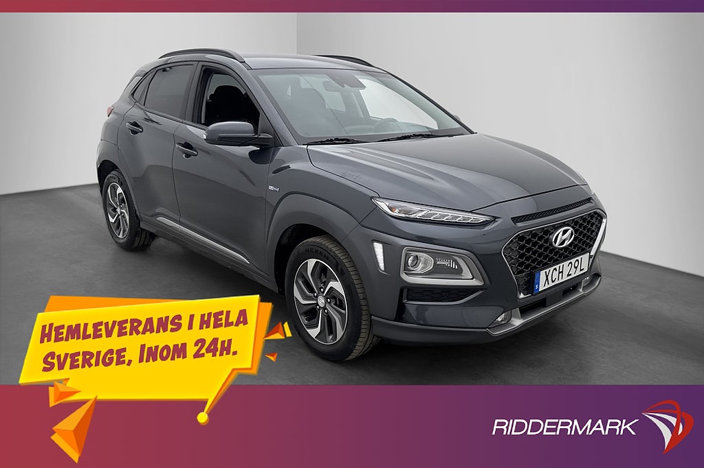 Hyundai Kona Hybrid 1.6 GDI Premium HUD Kamera Rattvärme