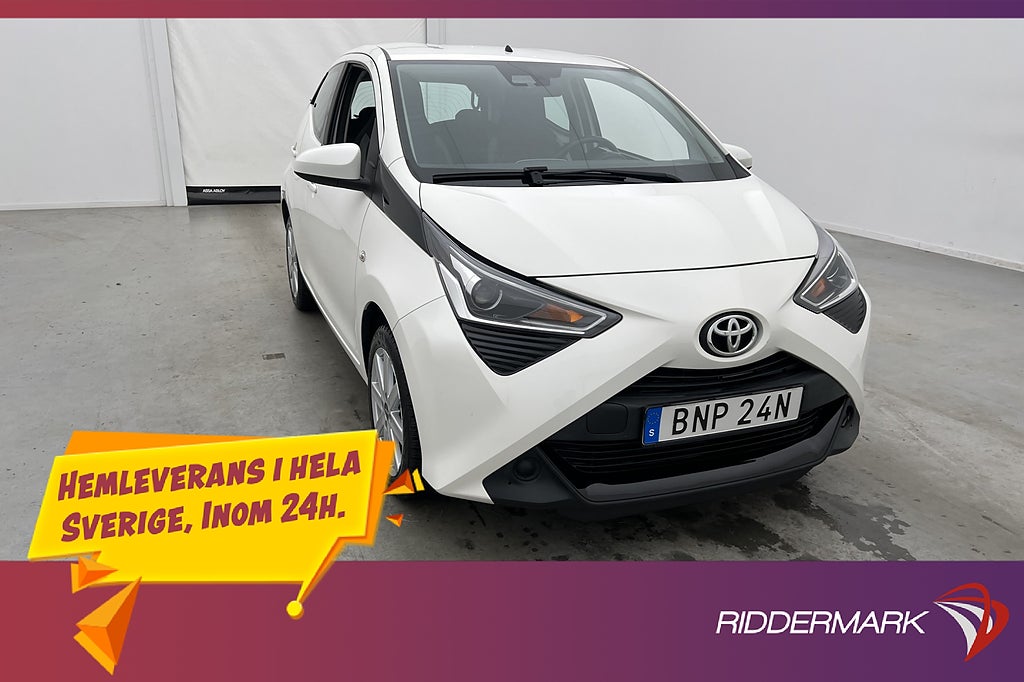 Toyota Aygo 1.0 X-PLAY Backkamera Lane Assist 0,41L/mil