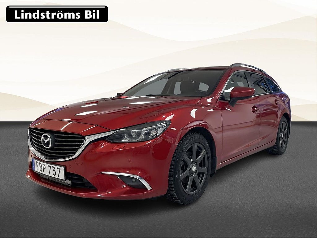 Mazda 6 Wagon 2.2 SKYACTIV-D AWD Manuell - Vhjul - Dragkrok
