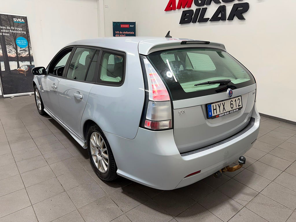 SAAB 9-3 SPORTCOMBI 1.8T 150 ch BIOPOWER ETHANOL LINEAR 4X2 BVM - ATTELAGE - 225000 km