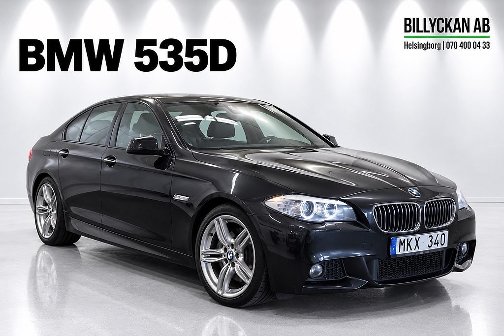 BMW 535D xDrive Sedan M Sport|Värmare|Navi|Drag|Läder|HiFi|313hk