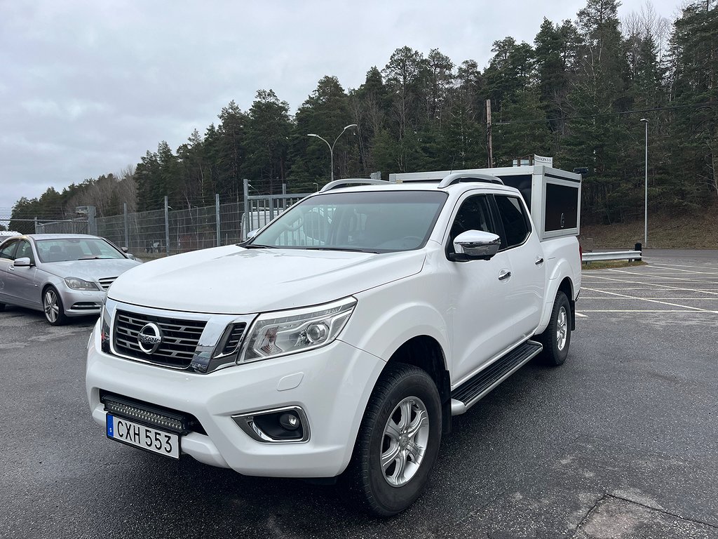 Nissan Navara Dubbelhytt 2.3 dCi 4WD 190hk Automat Nyservad 