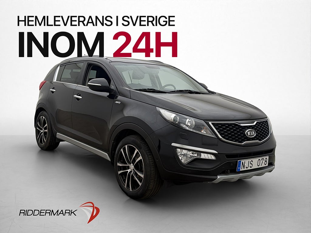 Kia Sportage 2.0 CRDi 14hk AWD Kamera Drag Skinn Värmare