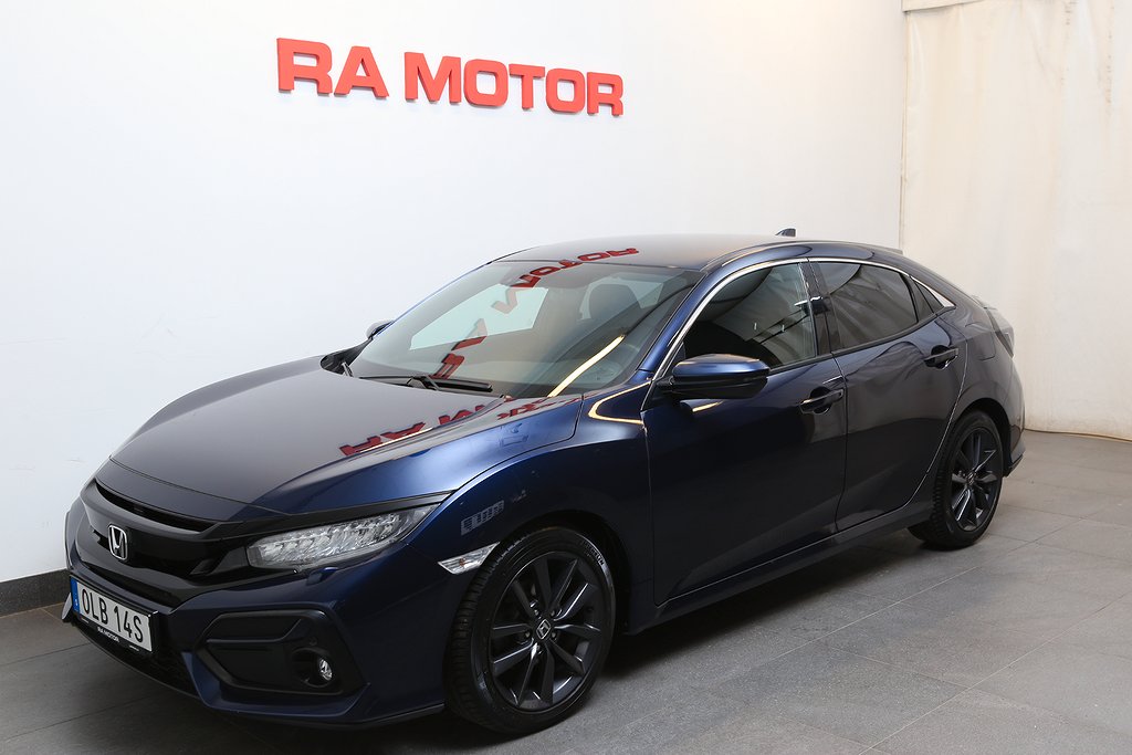 Honda Civic 1,0 Elegance Aut 5D Navi Leasbar 2års Garanti 