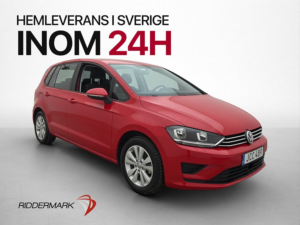 Volkswagen Golf Sportsvan TSI 110hk CarPlay Ad-farth LÅGAMIL