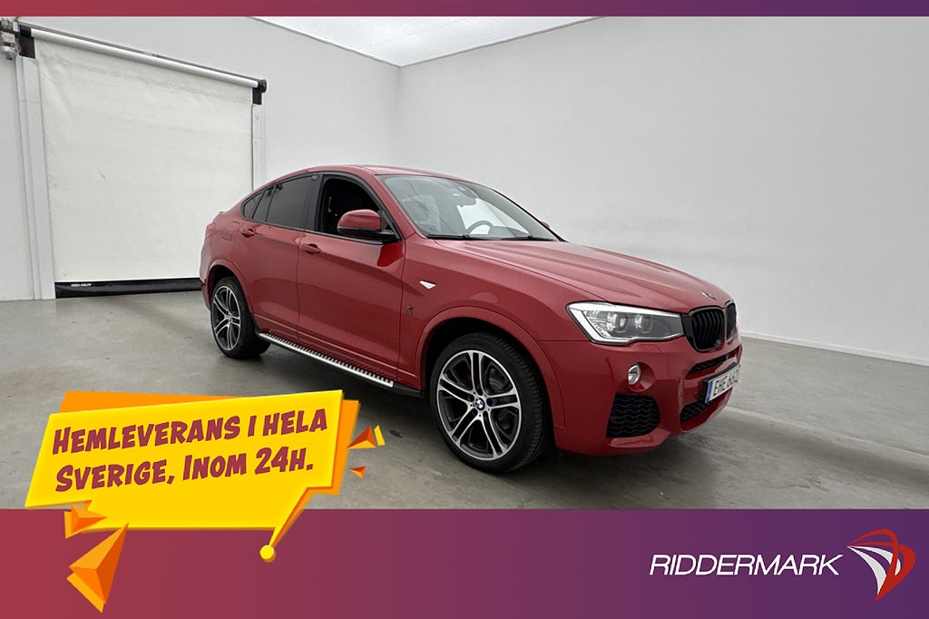 BMW X4 XDrive30d 258hk M Sport Navi HiFi Dragkrok Surround