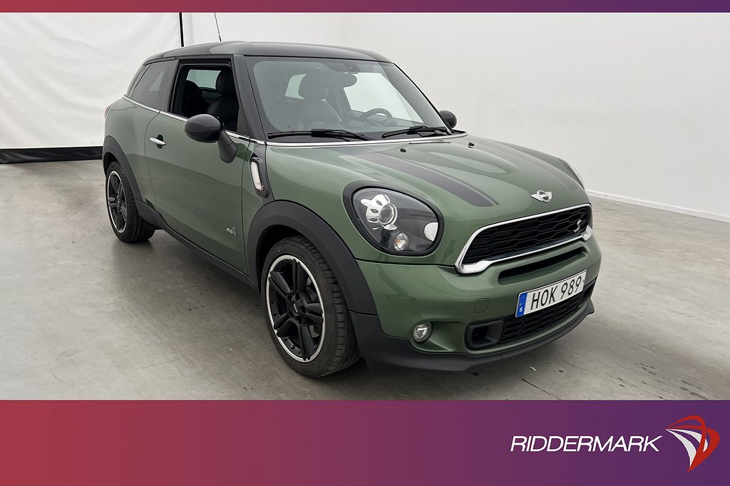 MINI Paceman S ALL4 190hk Chili Connected Navi Skinn