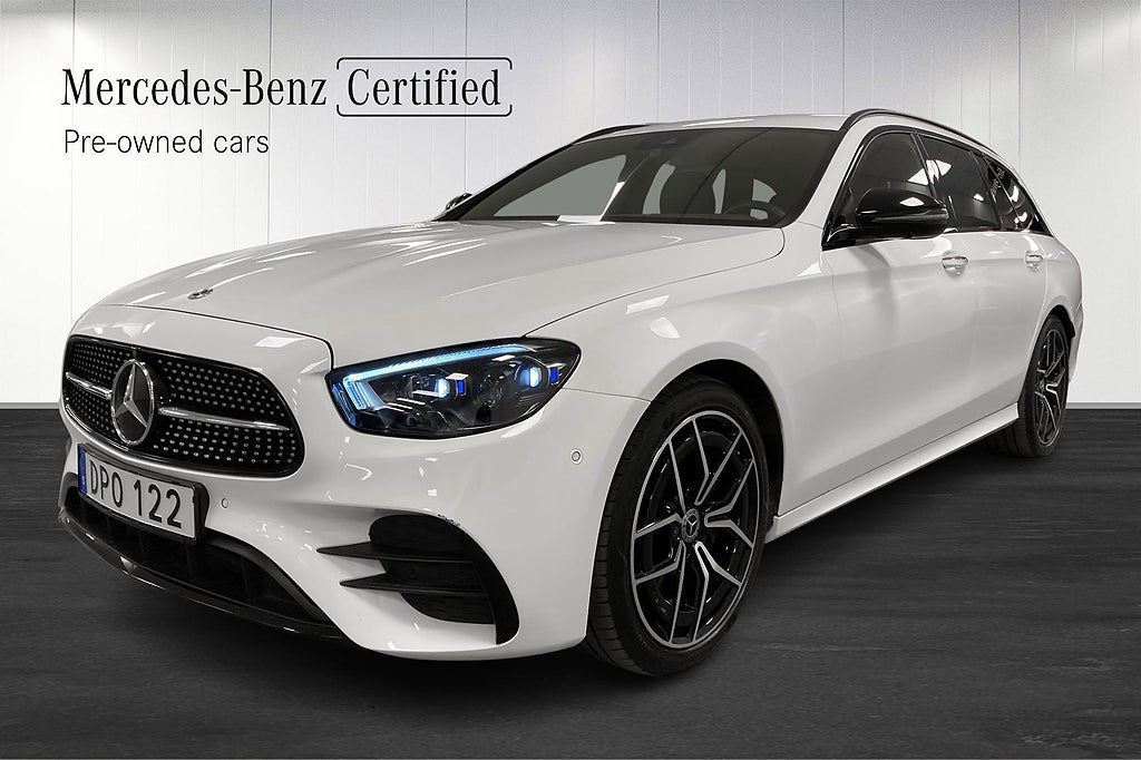 Mercedes-Benz E 220 T d AMG Nightpack Värmare Drag 360 Kamera