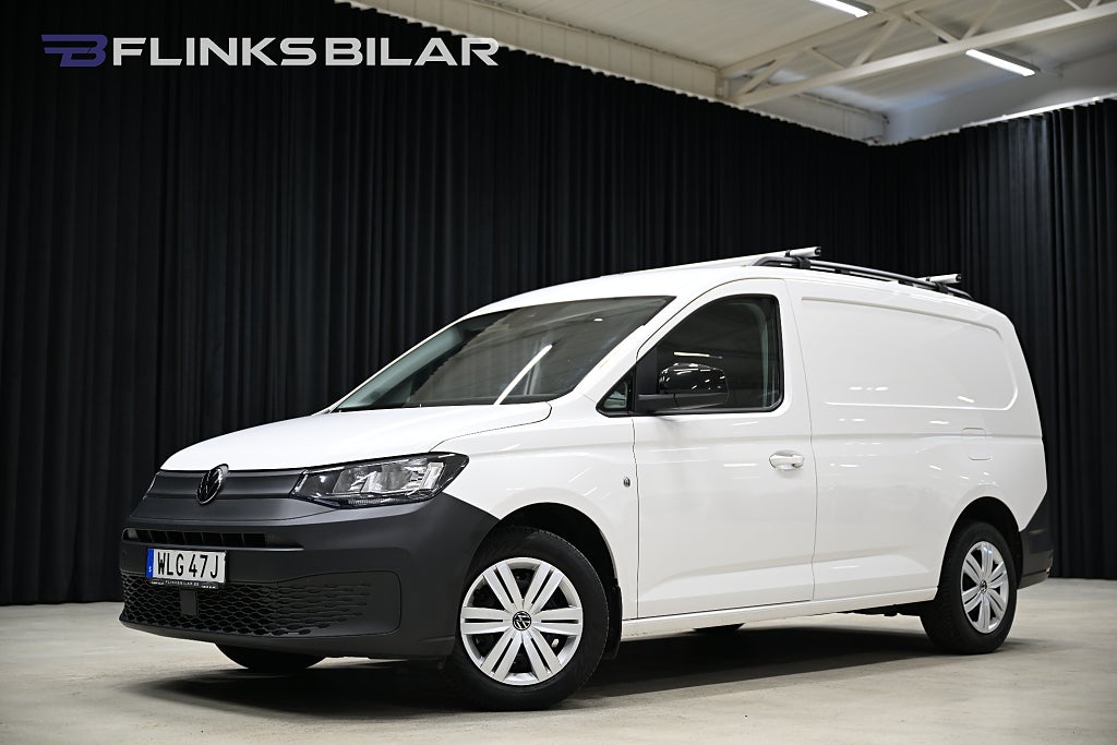 Volkswagen Caddy Maxi DSG 122HK V-Inredd|Drag|Värmare|Lågmil|EnÄgare|Leasbar