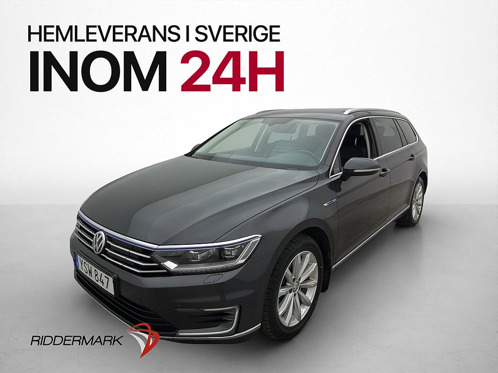 Volkswagen Passat GTE Värmare Drag Kamera CarPlay Adaptiv