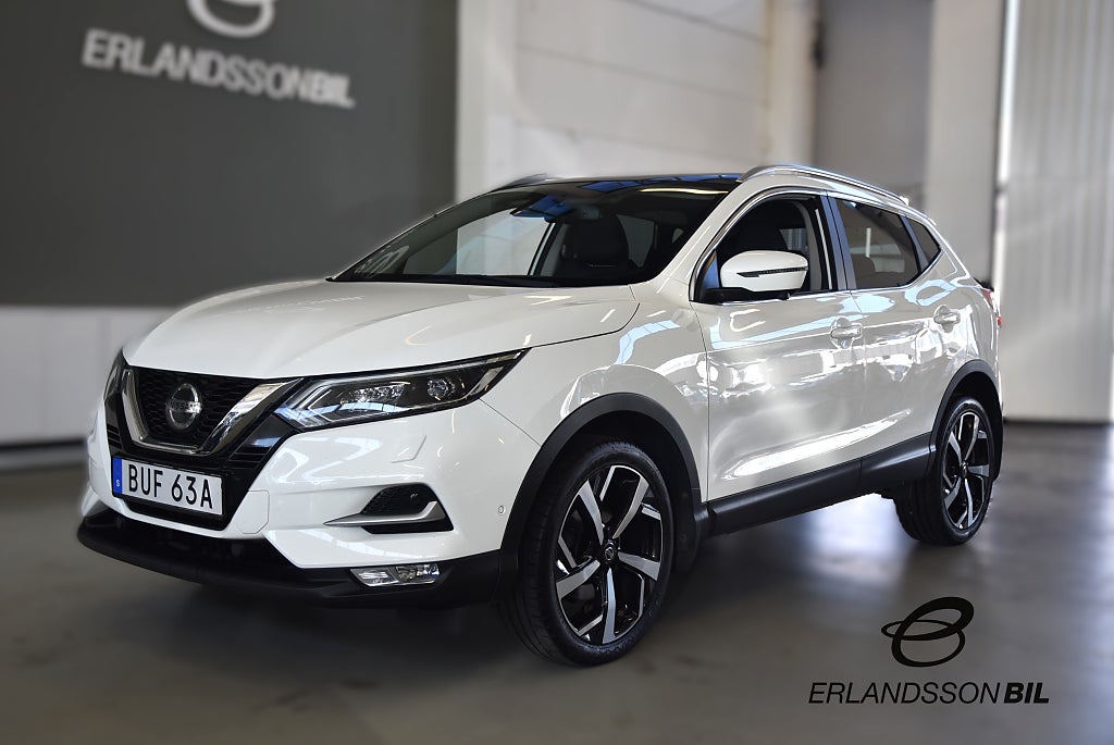 Nissan Qashqai 1.3 DIG-T TEKNA PANORAMATAK 360 KAMERA NYLIGEN SERVAD