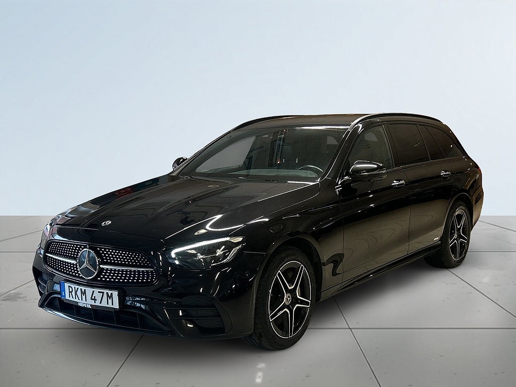Mercedes-Benz E 300 T de 4M AMG Line 360° HuD Rattvärme Drag Navi S&V
