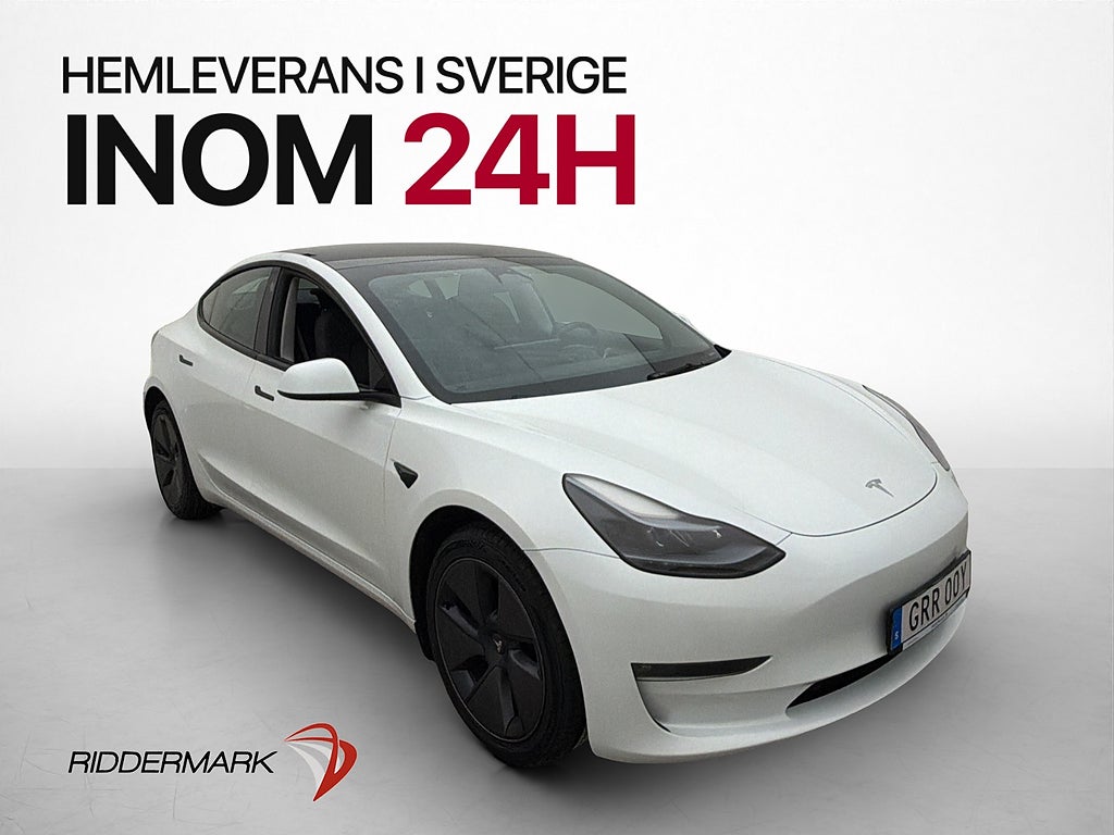 Tesla Model 3 Long Range AWD Värmepump Dragkrok AP MOMS