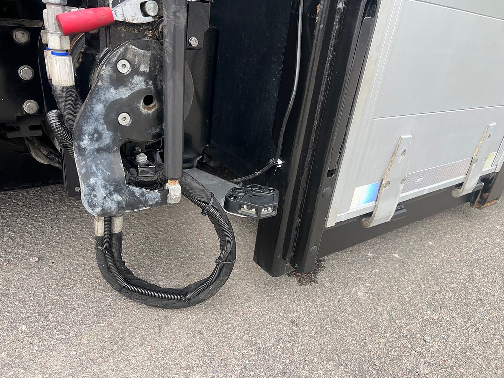 Övriga Kranflak Hiab 232-E5 kran & Schaktlucka