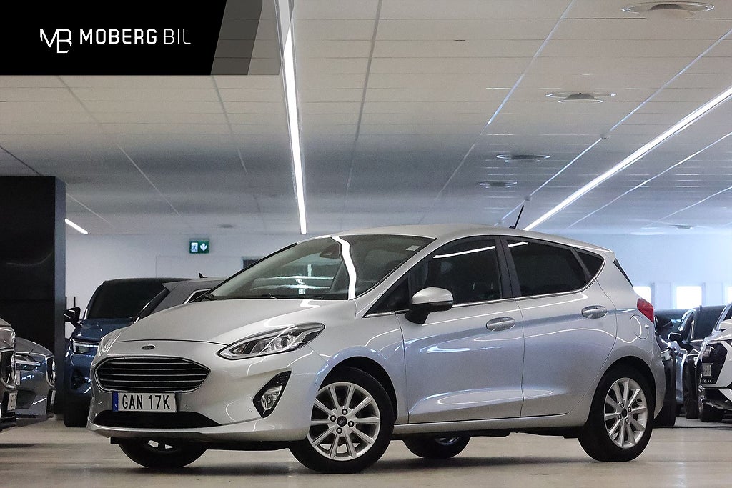 Ford Fiesta 5-dörrar 1.0 EcoBoost 100hk Titanium Carplay B-Kamera