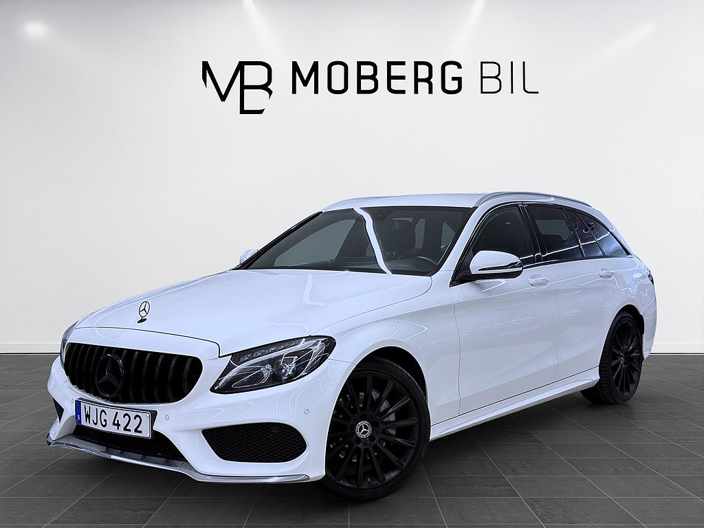 Mercedes-Benz C220 C 220 T d 170hk Helg på Moberg! AMG Line Drag