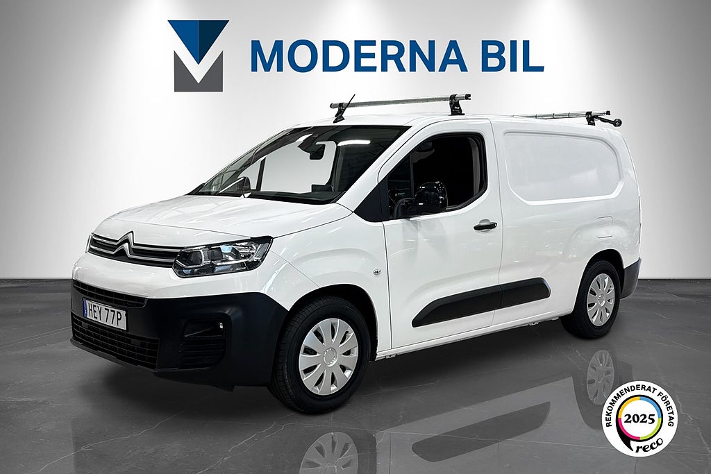 Citroën e-Berlingo Van Long 50 kWh 136hk Moms L2 Drag B-kam Navi Värmare