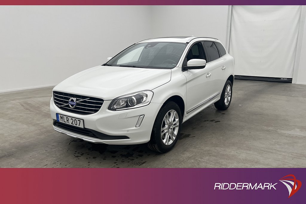 Volvo XC60 D4 181hk Summum Pano VOC Navi Skinn Rattvärme