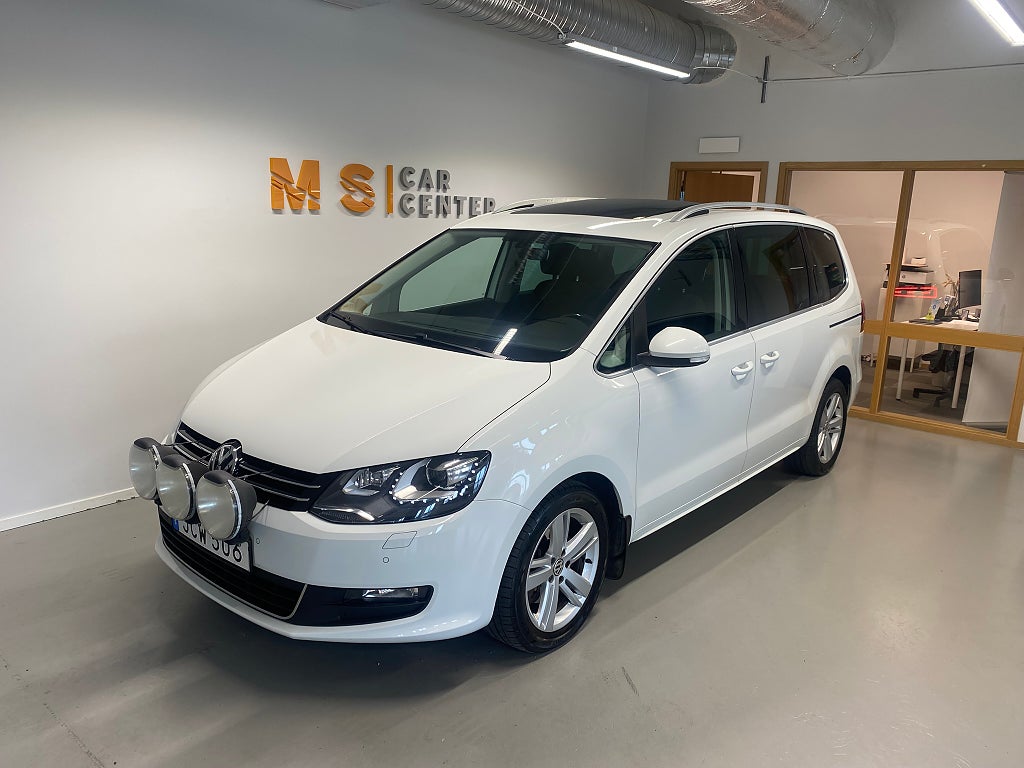 Volkswagen Sharan 7-seater 2.0 TDI DPF SCR BMT Drag P-värme Pano