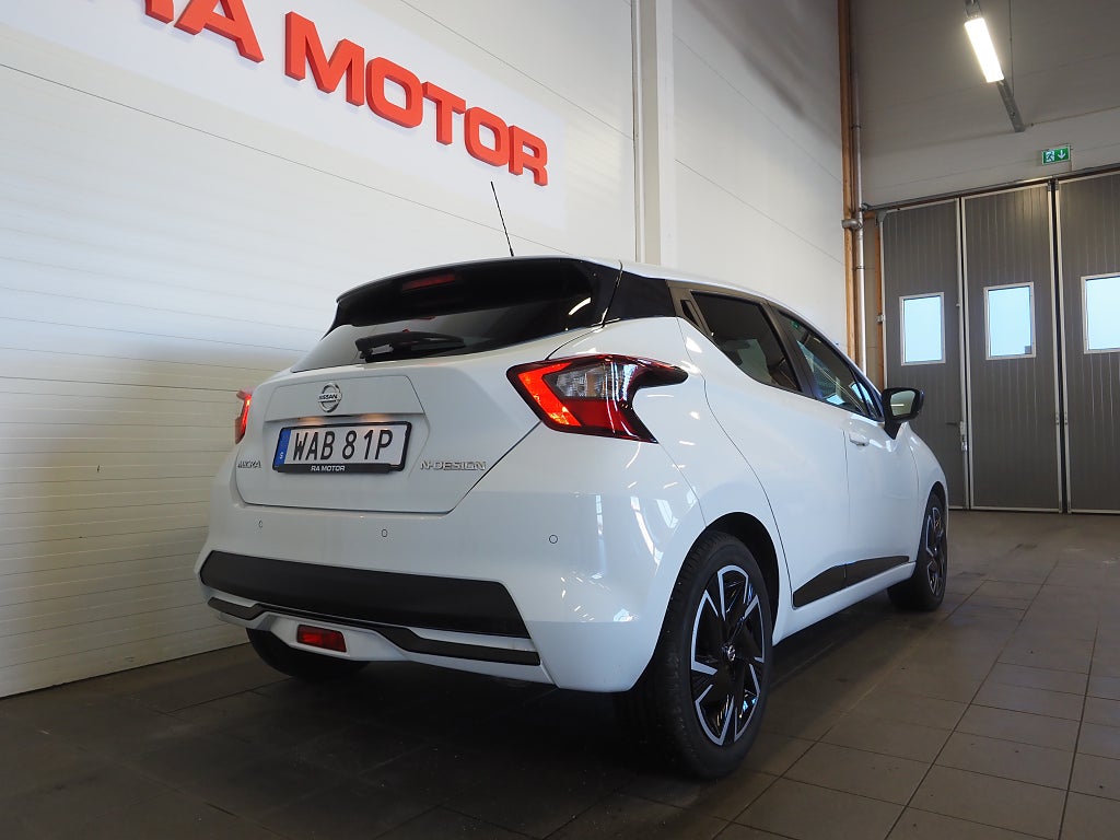 Nissan Micra N-TECH 92hk  1 ägare | Moms | CarPlay | 2022