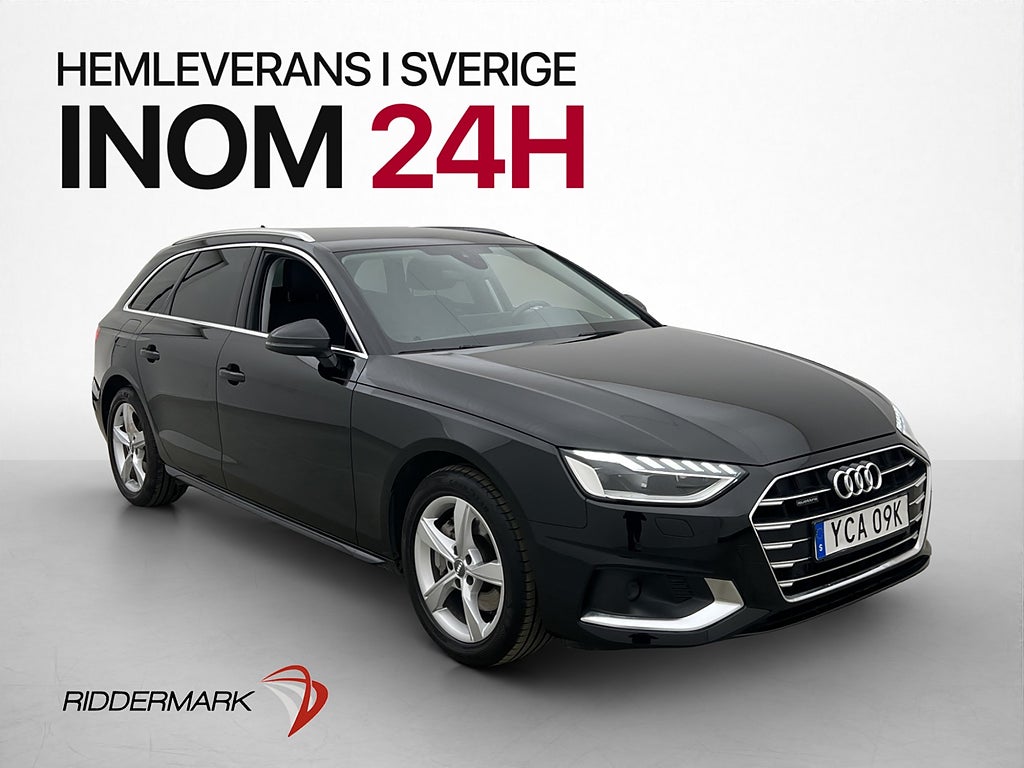 Audi A4 Avant 40 TDI Quattro 190hk Värmare Dragkrok Navi