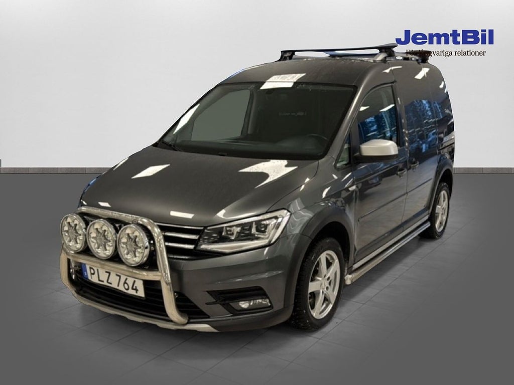 Volkswagen Caddy Alltrack Van V-hjul, värmare, Dubbelgolv