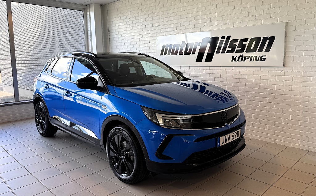 Opel Grandland GS 1.2T 130hk Aut Backkamera Drag V-hjul Nyservad 